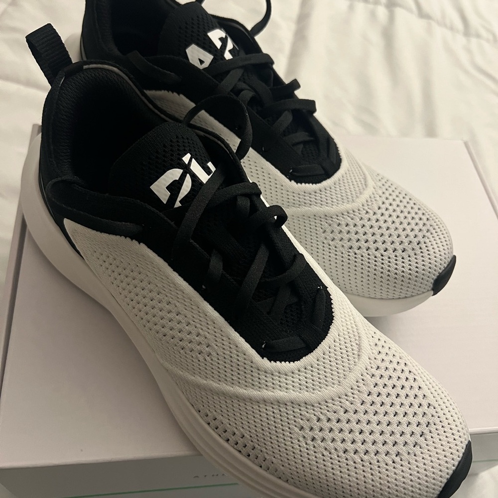APL Techloom Dream Black and White Performance Sneakers